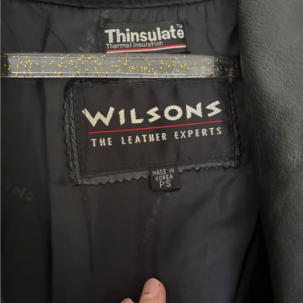 Wilson’s Leather Women's Trench Coat Black Petite Small - Picture 4 of 9